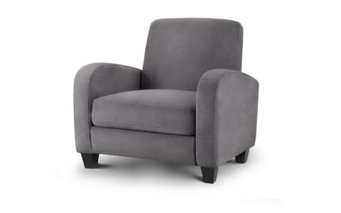 VIV101 Chair In Dusk Grey Chenille