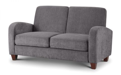 VIV102 2 Seater Sofa In Dusk Grey Chenille