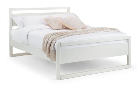 VEN022 Bed 135Cm - Surf White