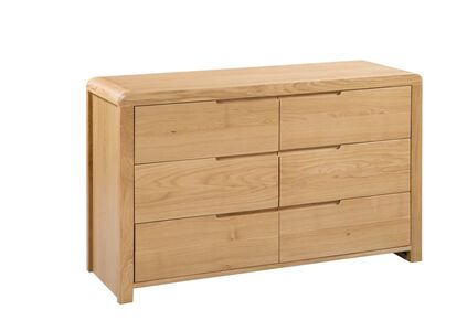 CUR204 6 Drawer Wide Chest