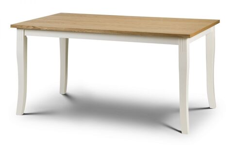DAV001 Oak/White Dining Table