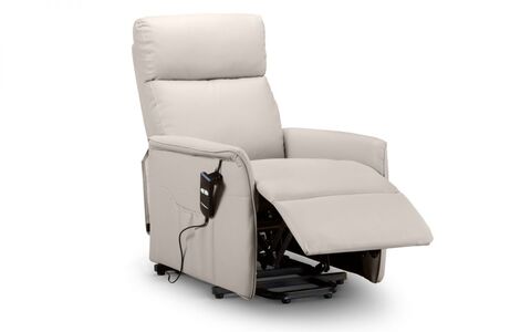 HEL102 Rise & Recline Chair- Pebble Faux Leather