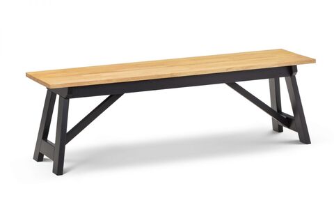 HOC003 Bench Black/Oak