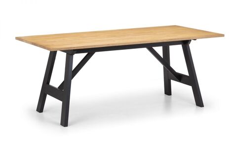 HOC001 Table Black/Oak