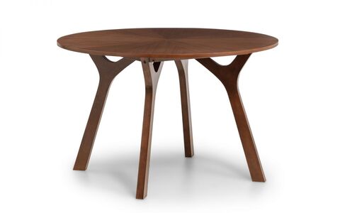 HUX001 Round Table Walnut