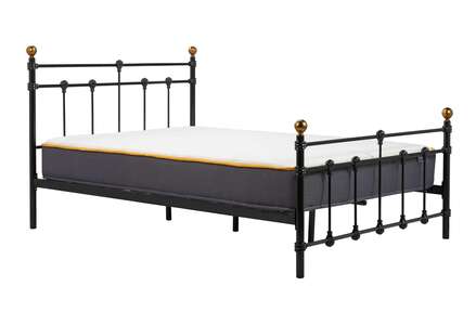 Small Double Bed Black