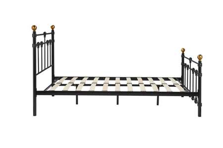 Small Double Bed Black