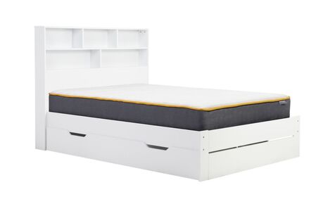 ALFSB46WHT Double Storage Bed White