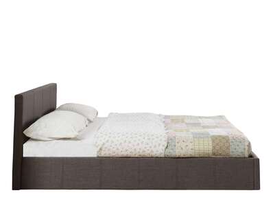 BEFOT4GRYV2 Small Double Ottoman Bed Grey