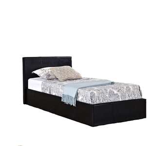 BEOTB3BLKV2 Single Ottoman Bed Black