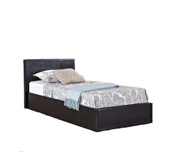 BEOTB3BRNV2 Single Ottoman Bed Brown