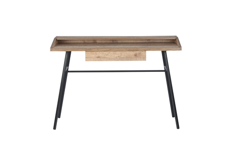 URB1DODSRUS 1 Drawer Office Desk With Shelf Rustic