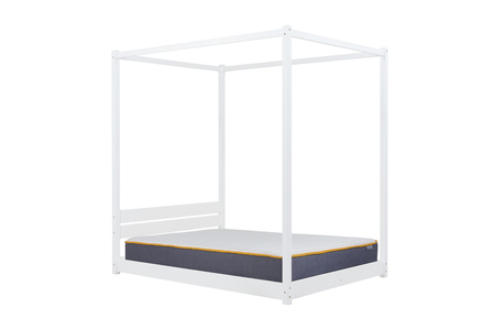 DRWB5WHT Four Poster King Bed White