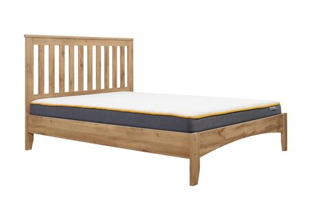 HAMP4OAK Small Double Bed Oak