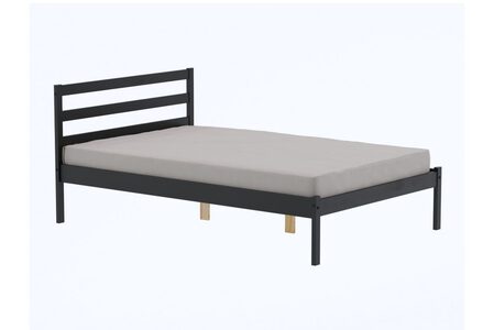 LUKB4BLKP Small Double Bed Black