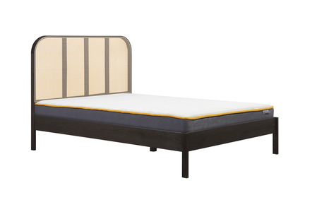 MARRB6BLK Super King Rattan Bed Black