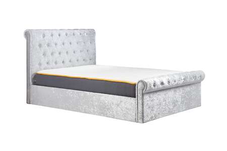 SIESO4STE Small Double Ottoman Bed Grey