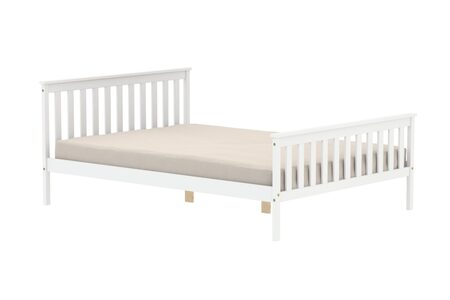 OXFB4WHT Small Double Bed White