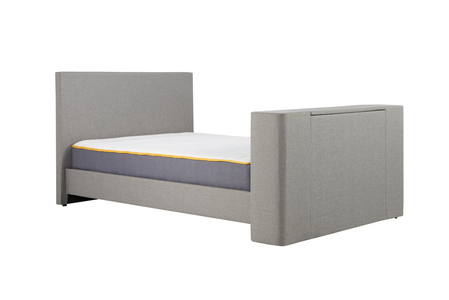 PLATVB5GRY King TV Bed Grey