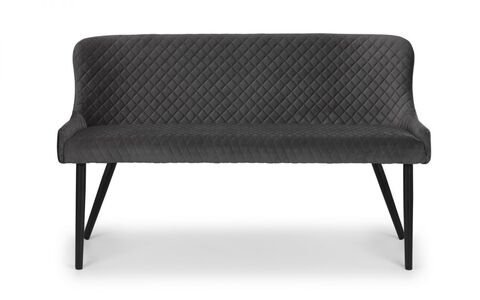 LUX301 High Back Bench - Grey