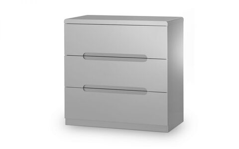MAN802 3 Drawer Chest - Grey