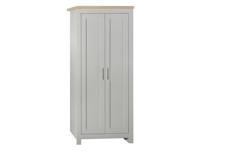 HIG2WGOK 2 Door Wardrobe Grey & Oak