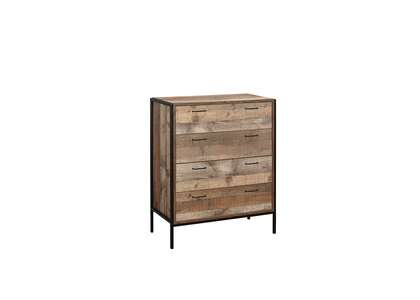 URB4CRUSV2 4 Drawer Chest Rustic