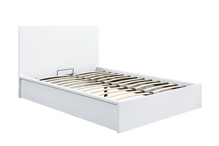 OSLOT46BWHT Double Ottoman Bed