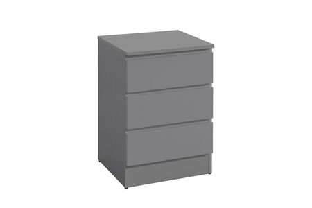 OSL3DBSGRY 3 Drawer Bedside