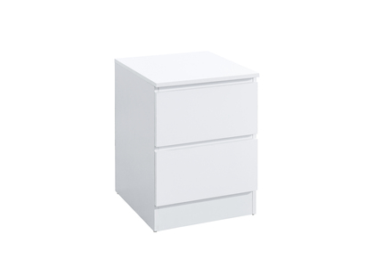 OSL2DBSWHT 2 Drawer Bedside