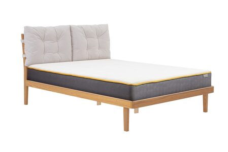 ANDEB5OAK King Bed With Cushion