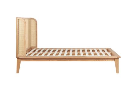ASTRB5OAK King Rattan Bed