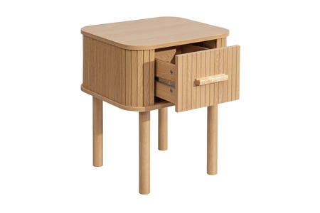 AXE1BOAK 1 Drawer Bedside