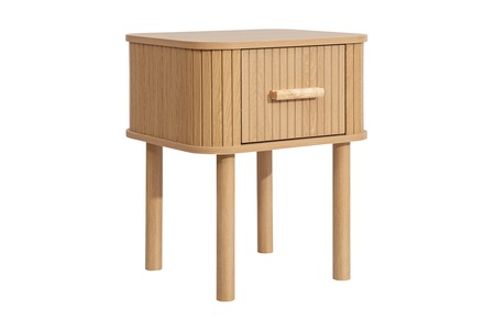 AXE1BOAK 1 Drawer Bedside