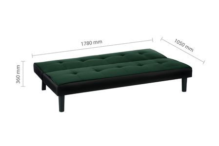 AURSBGRNV Sofa Bed Emerald