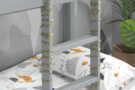 ADVBBGRY Bunk Bed Grey