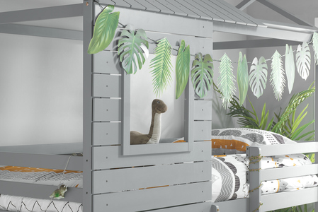 ADVBBGRY Bunk Bed Grey