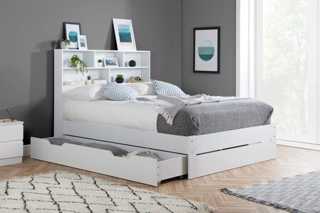 ALFSB5WHT King Storage Bed White
