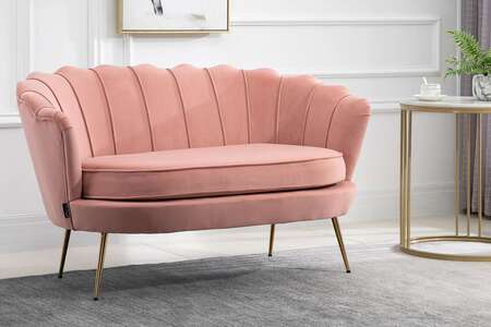 2 Seater Sofa Coral