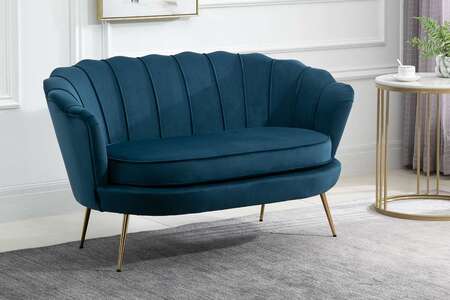 ARI2SBLU 2 Seater Sofa Blue