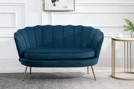 ARI2SBLU 2 Seater Sofa Blue