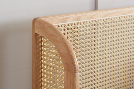 ASTRB5OAK King Rattan Bed