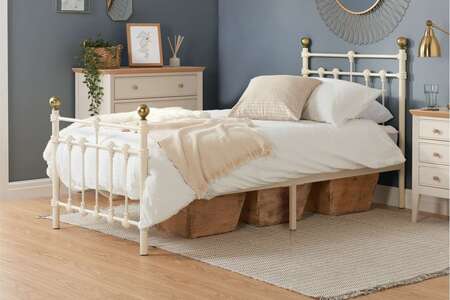 Single Bed Cream