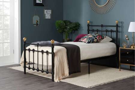 Single Bed Black