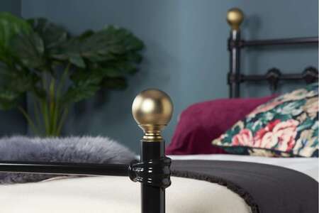 Single Bed Black