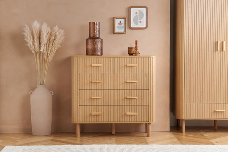AXECH5OAK 5 Drawer Chest