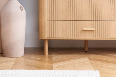 AXEWD21OAK 2 Door 1 Drawer Wardrobe
