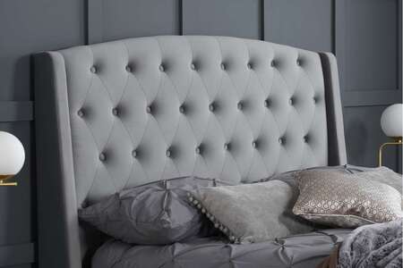 BALB46GRV Double Bed Grey