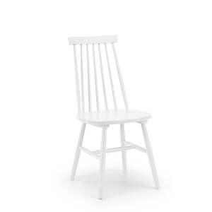 ALA022 Spindle Back Dining Chair- White