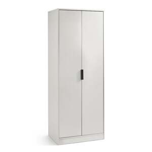 ALB004 2 Door Wardrobe - Soft Close - Silk Grey
